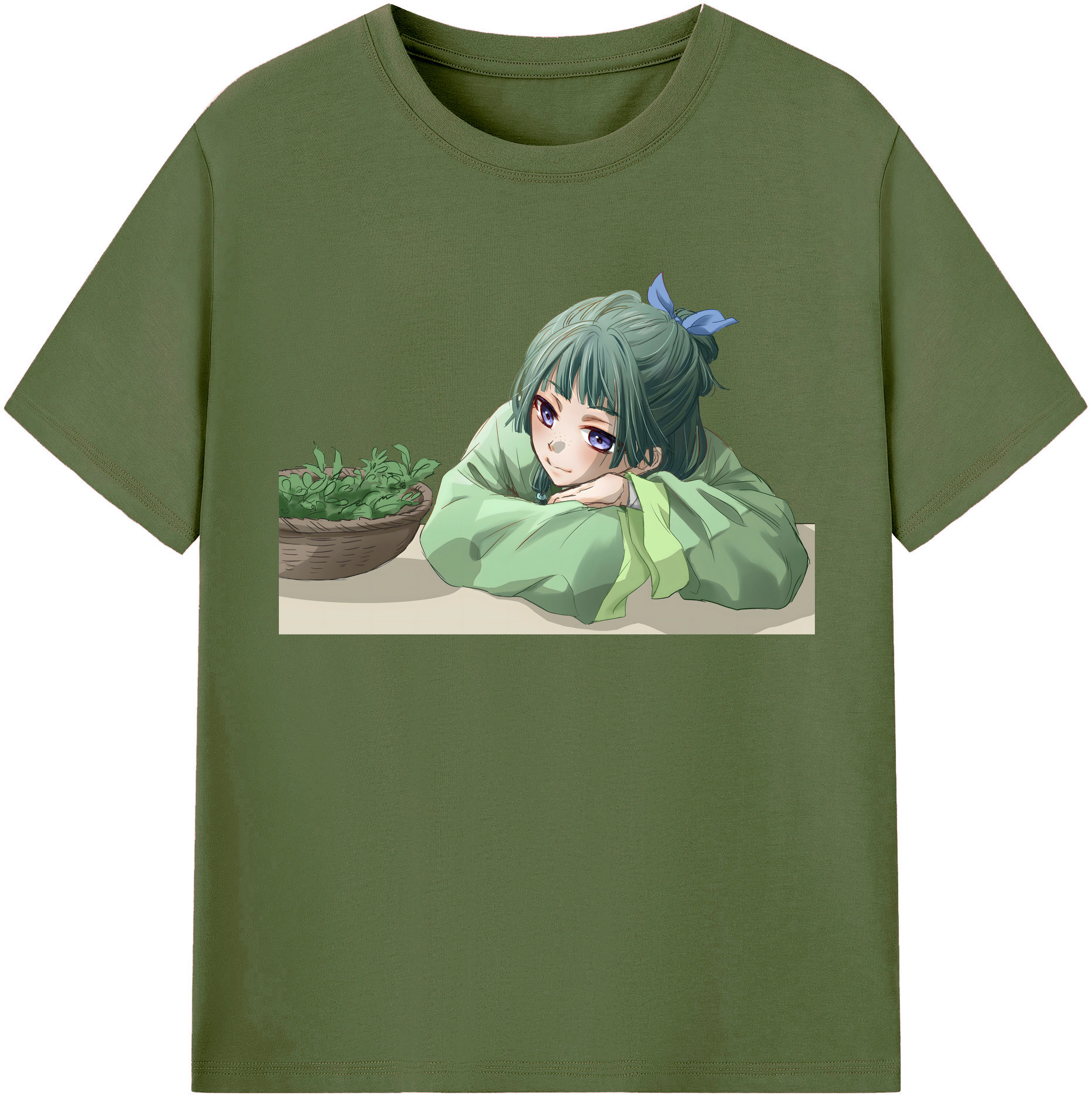 （画像用） 薬屋のひとりごと The Apothecary Diaries 綿100％半袖Tシャツ（フロントプリント）